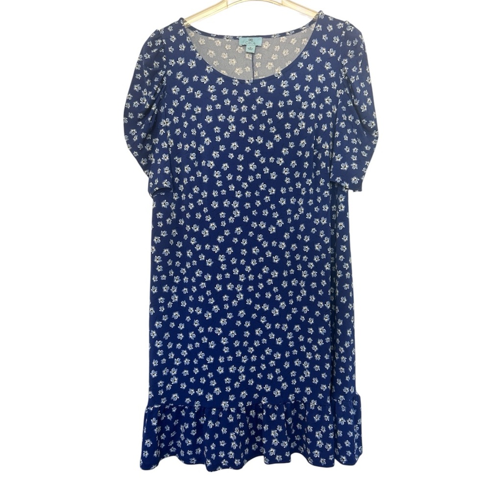 CeCe Dress with White Floral Design